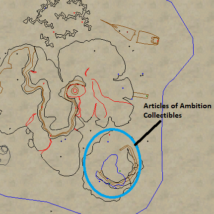 Articles of Ambition Collectibles Map Location